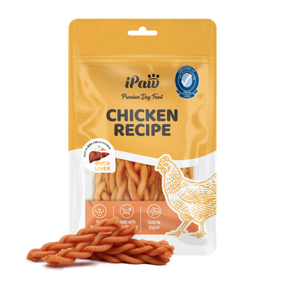 iPaw - Chicken Meat Braided Stick