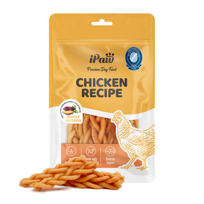 iPaw - Chicken Meat Braided Stick