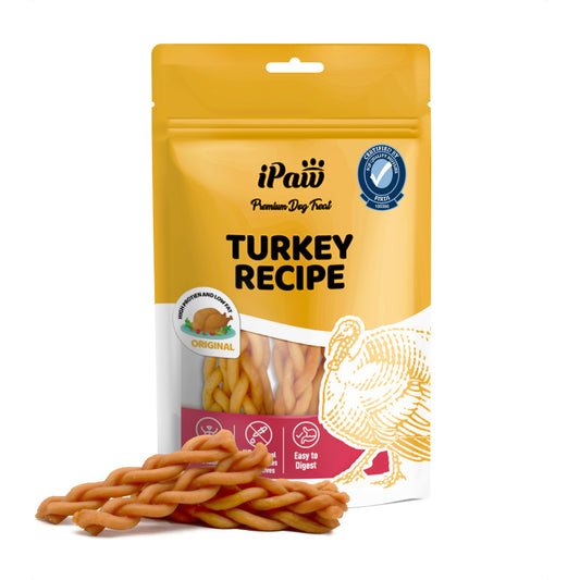 iPaw - Turkey Meat Braided Stick