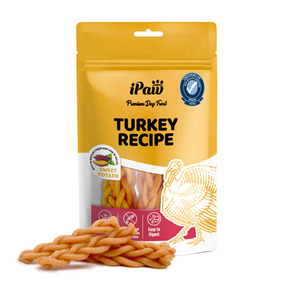 iPaw - Turkey Meat Braided Stick
