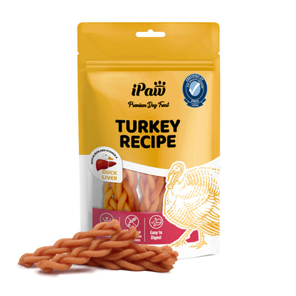 iPaw - Turkey Meat Braided Stick