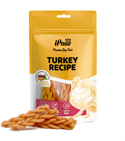 iPaw-Turkey Meat Braided Stick